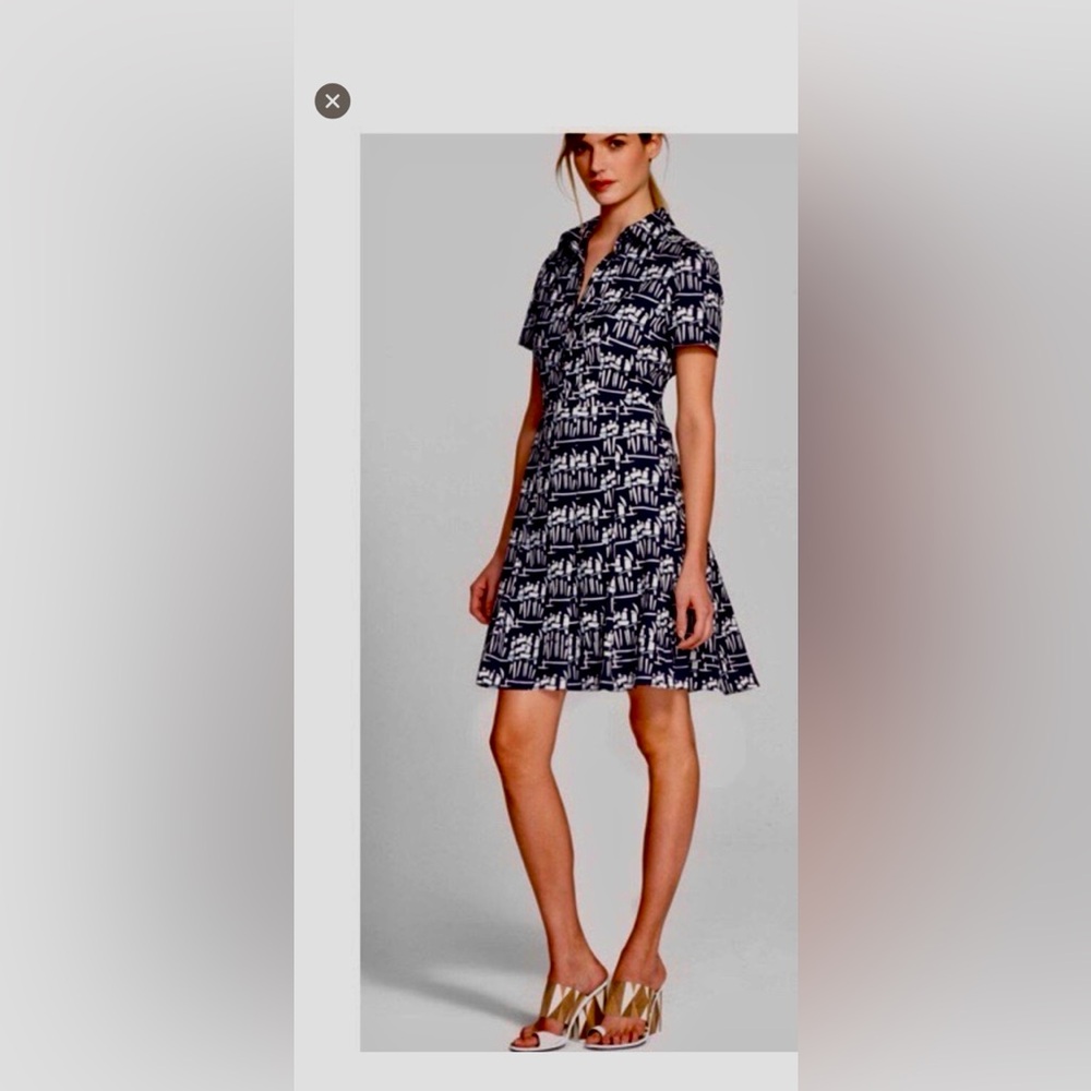 Tory Burch Figurines stretch Poplin Dress